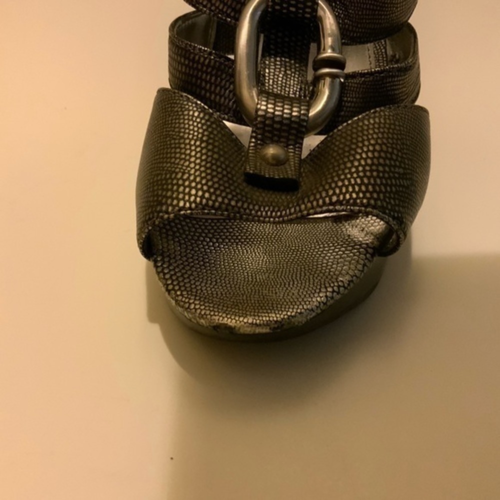 Calvin Klein Solana Pewter wedges - Picture 6 of 10